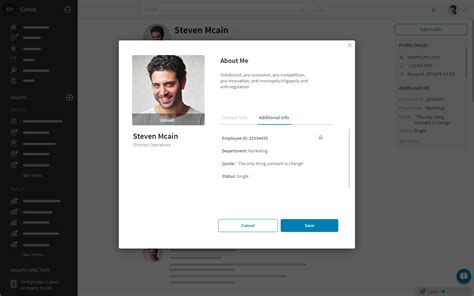 User details .